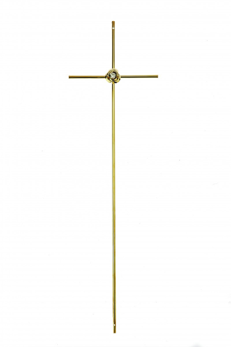 ARIA - CROCE LUCE DELLA VITA H 60CM 3 PZ INOX