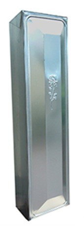 CASSA DI ZINCO F.M. 0,66 PARAL. H31 C/COPERCHIO ADERENTE