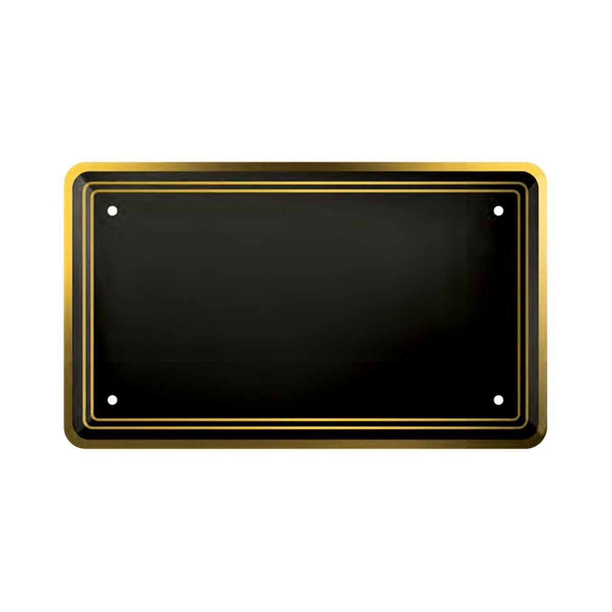 MOD.03 FONDO NERO BORDO ORO  MM.0,8 X90X150 BOMBATA