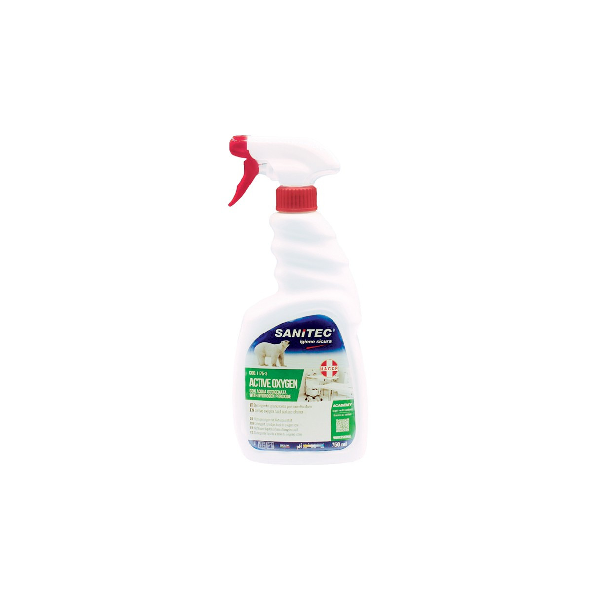 SANITEC ACTIVE OXYGEN SPRAY 750 ML