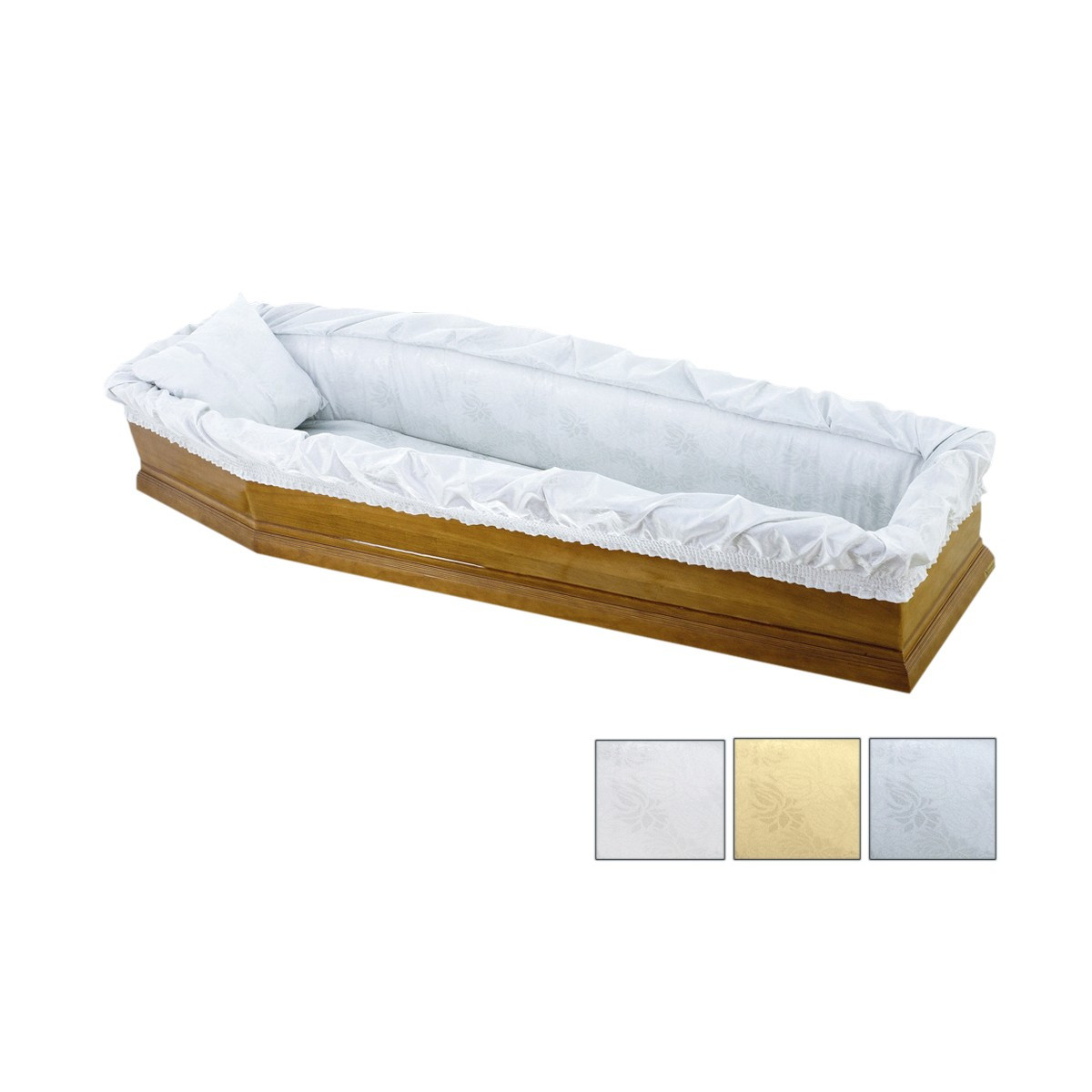 IMBOTTITURA AUTOREGGENTE TESSUTO JACQUARD BIANCO