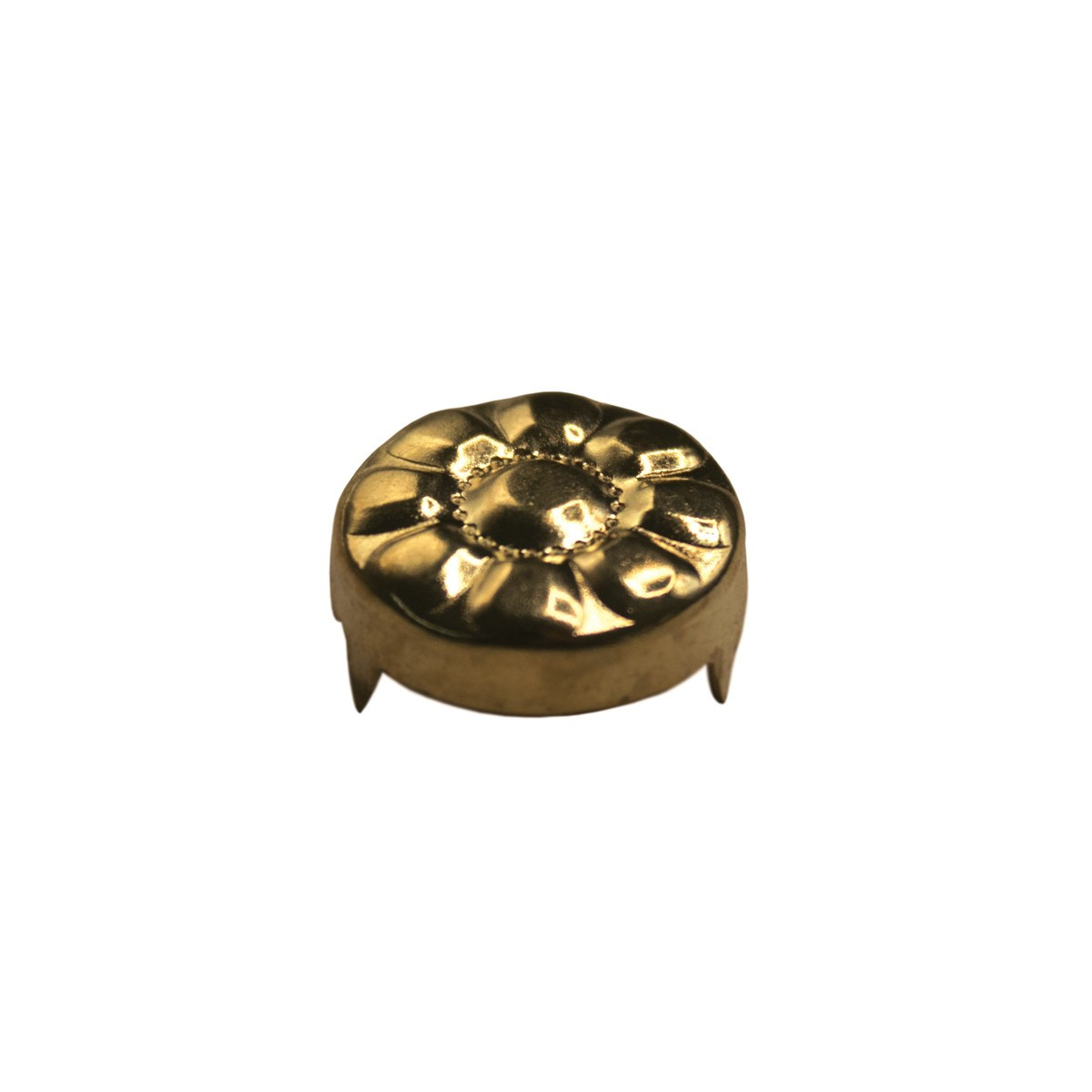 COPRIVITE A 3 PUNTE PETALO MM.22 ORO LUC. 500PZ