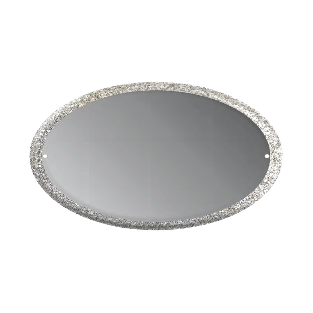 MOD.06 FONDO ARGENTO BORDO ARG GLIT.0,8X85X145 OV. BOMBATA
